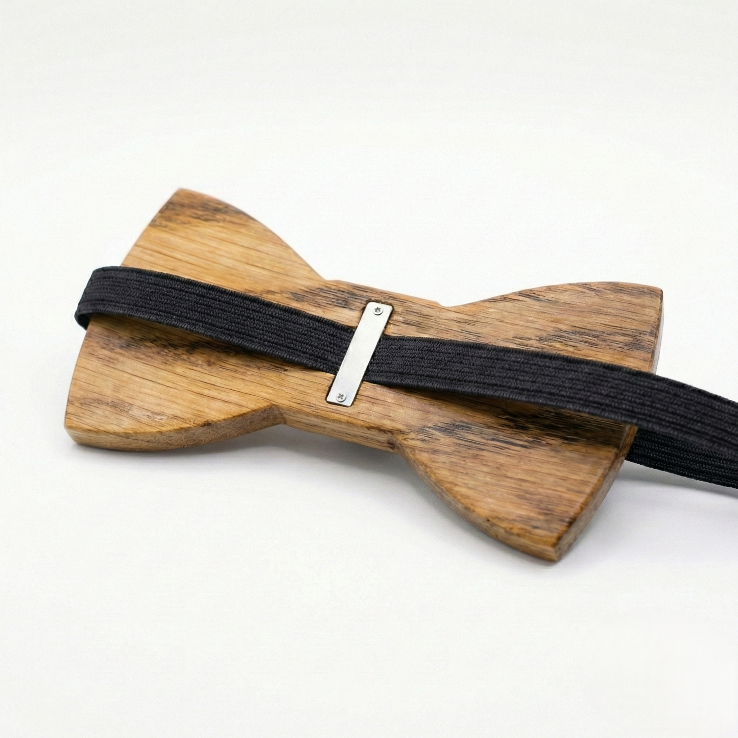 Hive – Hand-Carved Solid Oak Wooden Bow Tie