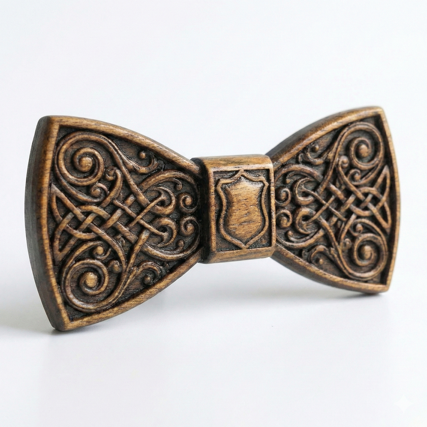 Knot – Hand-Carved Solid Oak Wooden Bow Tie